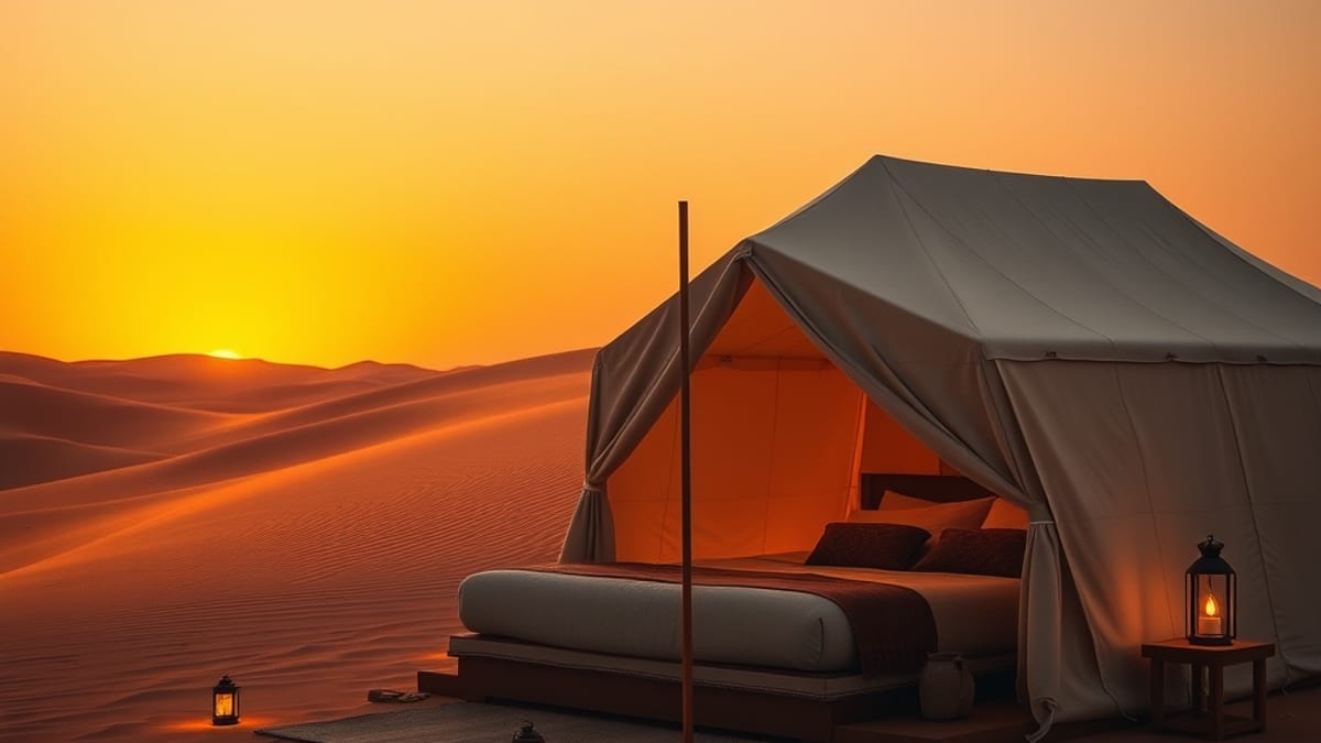 glamping in Morocco